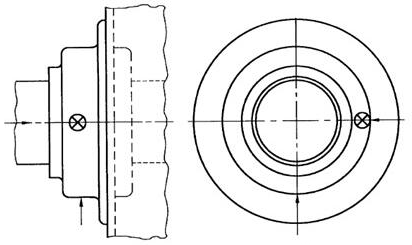 圖1：用于電機(jī)的一端或兩端推薦測(cè)量點(diǎn)