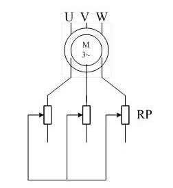 繞線式異步電動機串電阻調速主電路